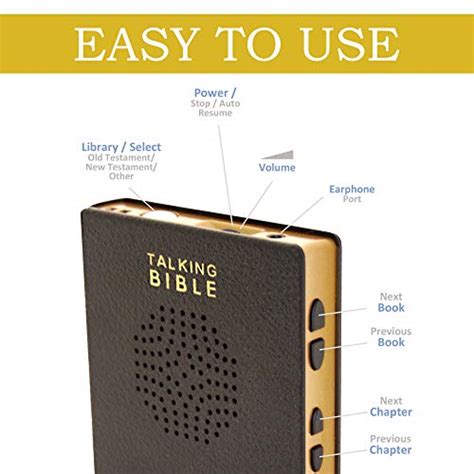 Talking Bible - Electronic Holy Bible Audio Player in English for ...