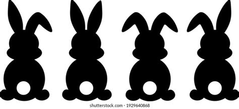 Bunny Silhouette Clip Art