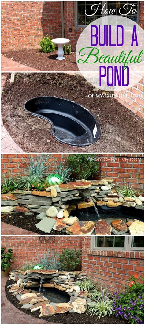 How To Build A Pond Waterfall Step By Step Ponds Backyard Pond