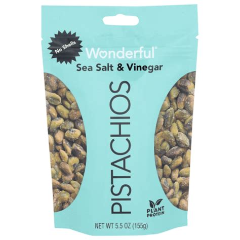 Wonderful Pistachios Sea Salt Vinegar 5 5 Oz Instacart