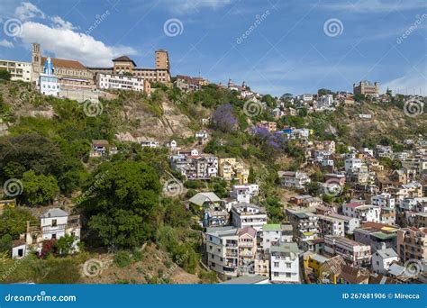 Aerial View of Antananarivo, Capital City of Madagascar Stock Photo ...