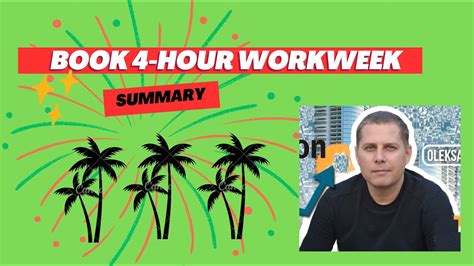 The 4 Hour Workweek By Tim Ferriss Book Summary Youtube