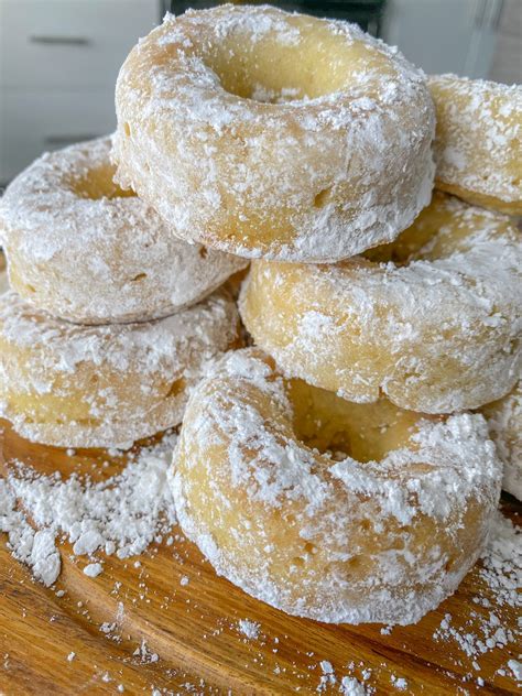 Powdered Sugar Donuts Peanut Butter And Jilly