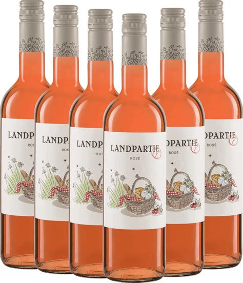 6er Vorteils Weinpaket Landpartie Rosé Peter Riegel Weinimport