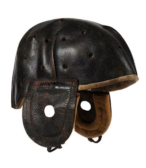 Early Leather Football Helmet