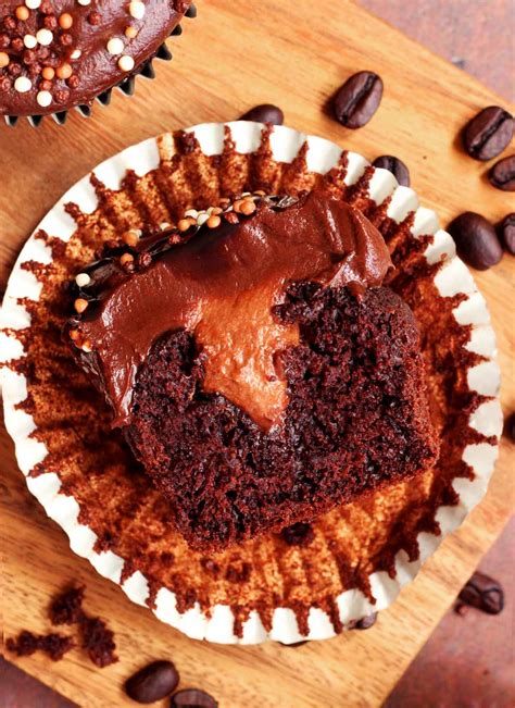 Mocha Chocolate Mousse Cupcakes - Scientifically Sweet