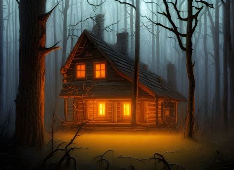 Spooky Cabin By Dubbedemotions On Deviantart