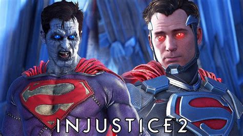 Injustice 2 All Bizarro Vs Bizarro Superman INTRO DIALOGUES 1080p