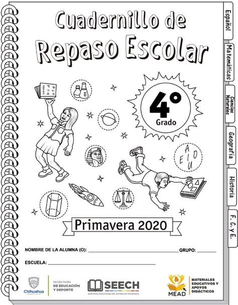 Cuadernillo De Repaso Escolar Para El Cuarto Grado De Primaria Hot Sex Picture