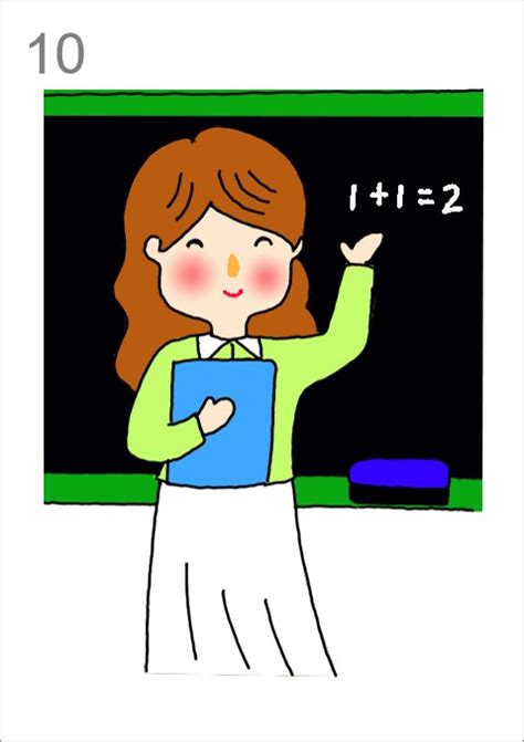 How to Draw a Teacher - Step by Step Easy Drawing Guides - Drawing Howtos