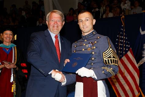 Awards presented to top cadets during 2023 commencement ceremony at The ...