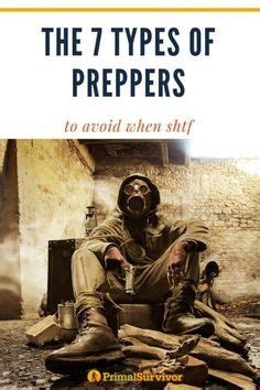 The Types Of Preppers You Need To Avoid Prepper Type Cleaning Gadgets