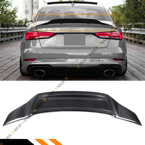 For Audi A S Rs V Sedan Rt Style Carbon Fiber Duckbill