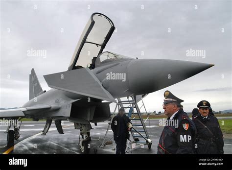 Italian Air Force The New Fighter Aircraft Eurofighter Typhoon On