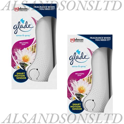 Glade Sense Spray Air Freshener Automatic Machine Refill Home