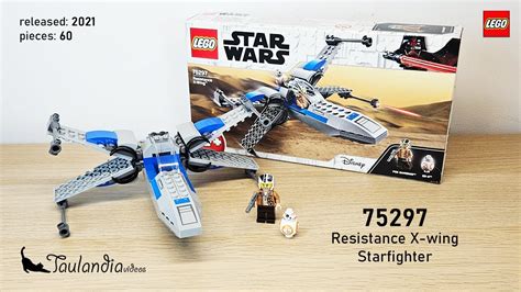 Lego Star Wars Resistance X Wing Starfighter Unboxing