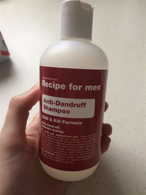 Recipe For Men Shampooing Antipelliculaire INCI Beauty