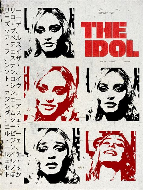 The Idol (2023) poster | Music poster design, Poster making, Poster