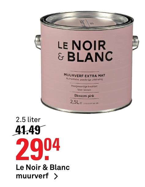 Le Noir Blanc Muurverf L Aanbieding Bij Karwei