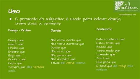 Present Subjunctive In Portuguese A Dica Do Dia Free Rio Learn