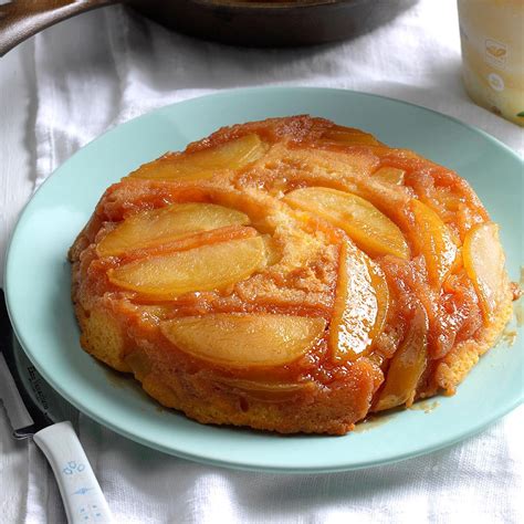 Upside Down Apple Cake With Butterscotch Topping Recipe Taste Of Home