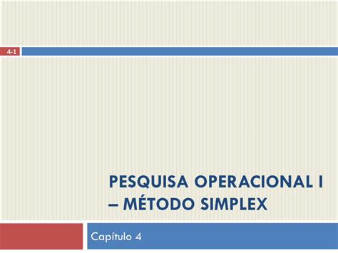 PDF PESQUISA OPERACIONAL I MÉTODO SIMPLEX DOKUMEN TIPS