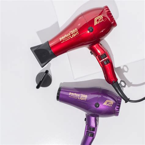 Parlux 385 Power Light Ceramic Ionic Hair Dryer Violet Salon Saver