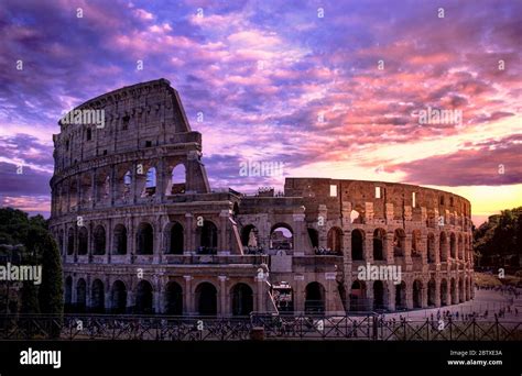 Rome Colosseum Dawn Hi Res Stock Photography And Images Alamy