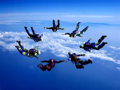 free fall parachute jump over Marrakech Atlas Mountains - Funny Excursions