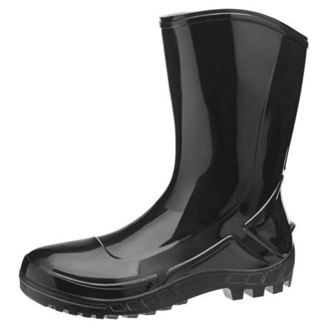 Bota Borracha Pvc Impermeavel Preta Borracha Vulcaflex 35