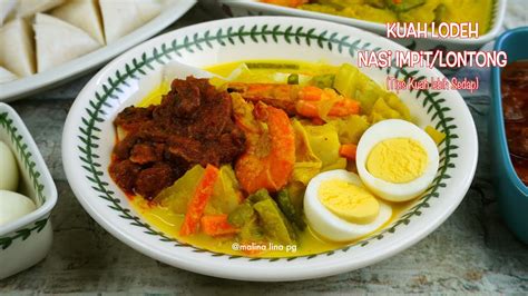 Resepi Kuah Lodeh Simple Tips Kuah Padu Sambal Kerang LONTONG KUAH