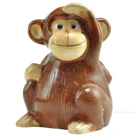 Monkey Ceramic Cute Piggy Bank Ceramic Piggy Bank for Girls - Etsy