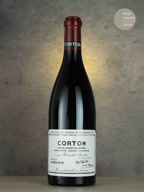 2018 Corton Grand Cru Domaine de la Romanée Conti May Wines