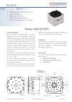 Electric Rotary Table Ez Eitzenberger Luftlagertechnik Gmbh