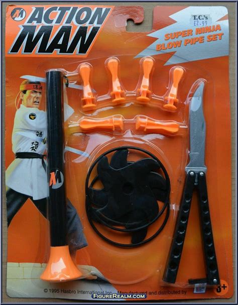 Super Ninja Blow Pipe Set Action Man Gear Hasbro Action Figure