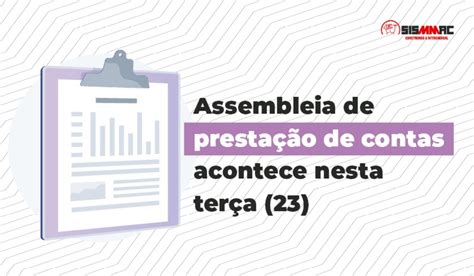 Assembleia De Prestação De Contas Acontece Nesta Terça 23