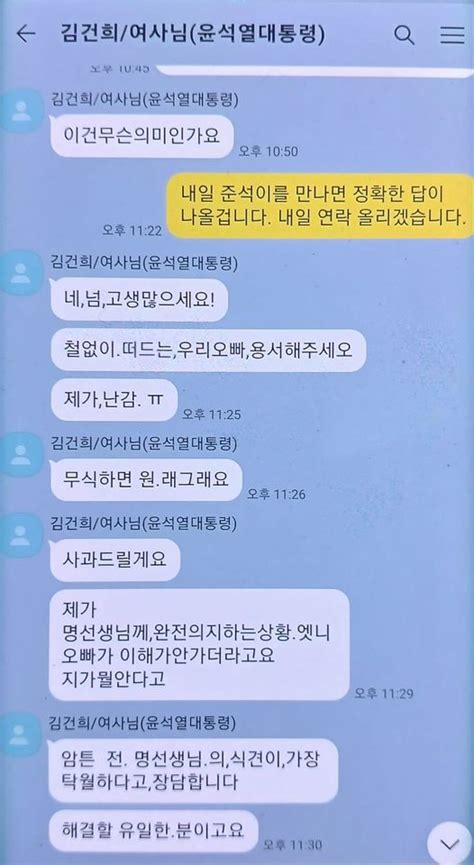 명태균 김건희 여사 카톡 대화 속 철없이 떠드는 오빠는 누구 이준석의 주장은 이렇다