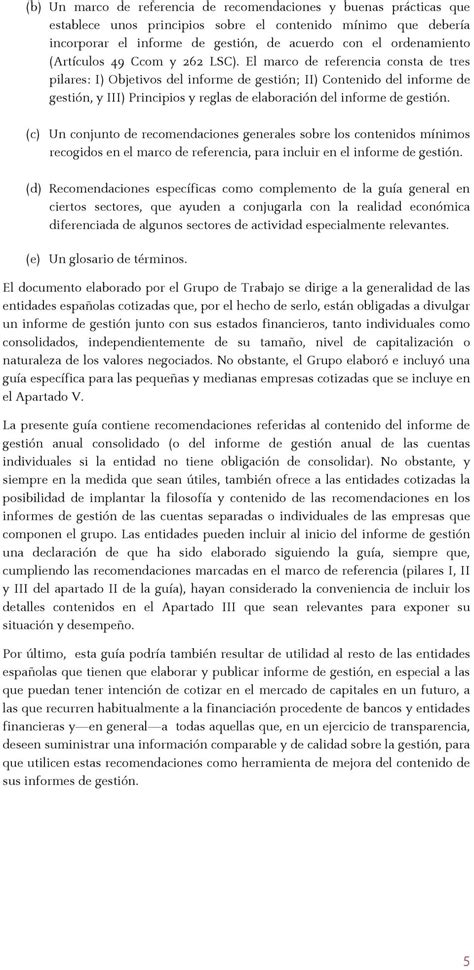 Guía Para La Elaboración Del Informe De Gestión De Las Entidades