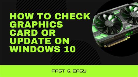 How To Check Graphics Card Update On Windows 10 YouTube