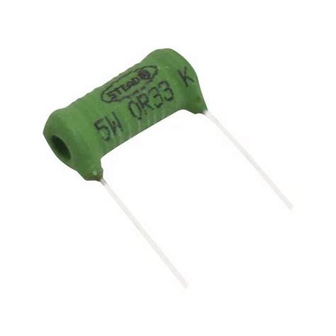 Stead 0 33 Ohm 5w 0r33 Wire Wound Resistor At Rs 10 70 Wire Wound