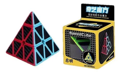 Cubo Rubik Piramide X Qiyi Fibra Carbono Pyraminx Original Mercadolibre