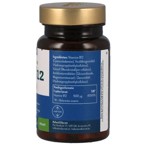 Holland Barrett Timed Release Vitamine B12 1000mcg 180 comprimés