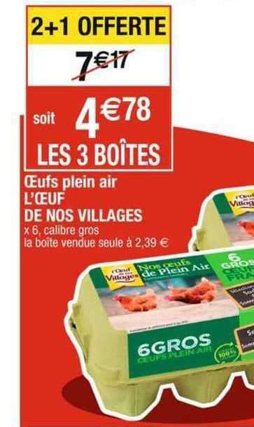 Promo Oeufs Plein Air L Oeuf De Nos Villages Chez Cora ICatalogue Fr