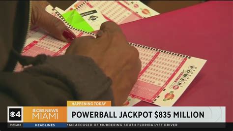 Massive 835 Million Jackpot For Wednesdays Powerball Drawing Youtube