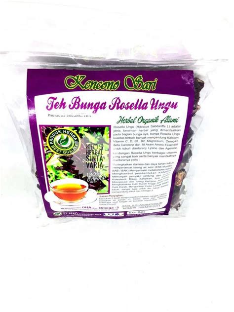 Jual Teh Bunga Rosella Ungu Aur Teh Rosela Di Seller Kios Herbal Sinta