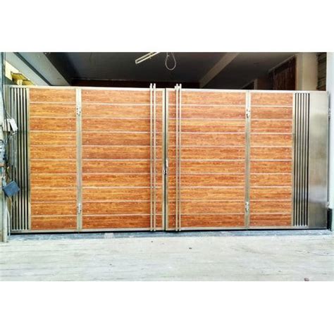 SS Swing Stainless Steel Wooden Gate At 2100 Square Feet In Chennai