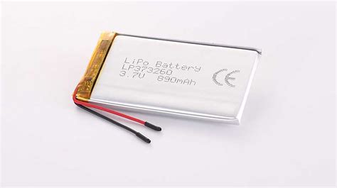 CE Certified Lithium Polymer Akkus LP373260 3 7V 890mAh 3 293Wh Mit