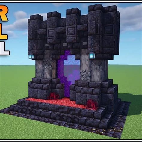 The BEST Minecraft House Ideas Awesome Blackstone Nether Portal