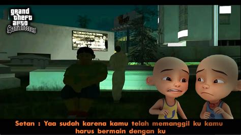 Upin Ipiin Dan Mail Bermain Uji Nyali Di Kuburan Angker Gta Kartun