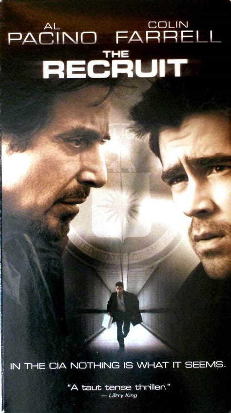 The Recruit Vhs Al Pacino Colin Farrell Bridget Moynahan Vhs